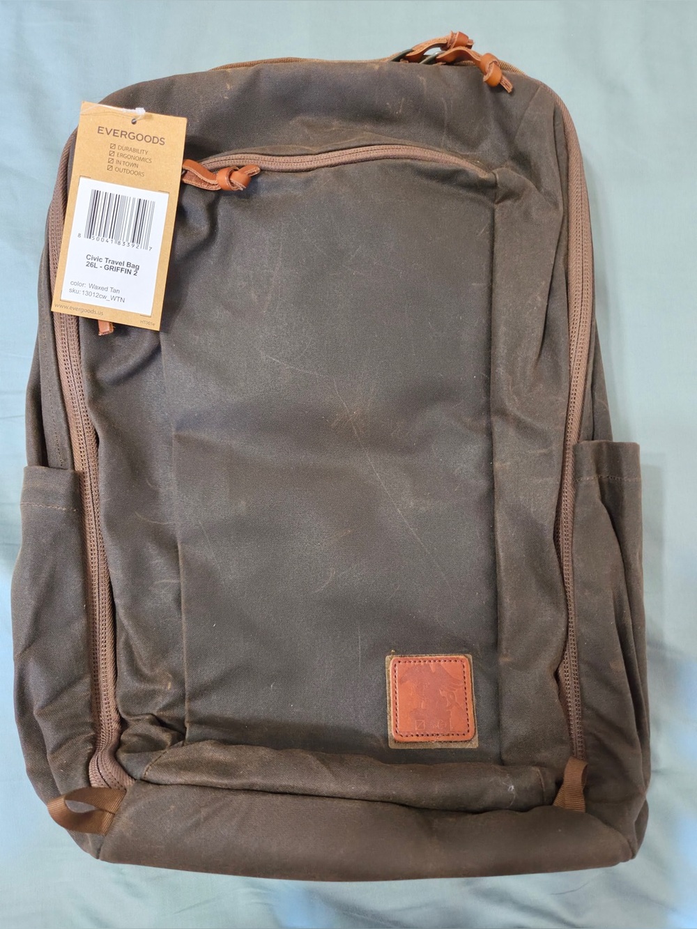 CTB 26 Liters Evergoods and Carryology collaboration Tan GRIFFIN EDITION…